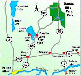 Map of the area