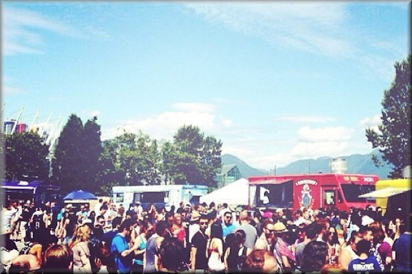 Recent Food Truck Festival in Vancouver, BC